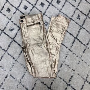 Gold Shiny Liquid Leggings! ✨